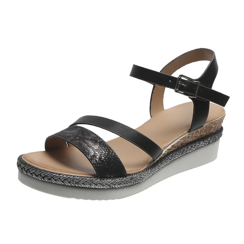 ELINA™ Sandales compensées