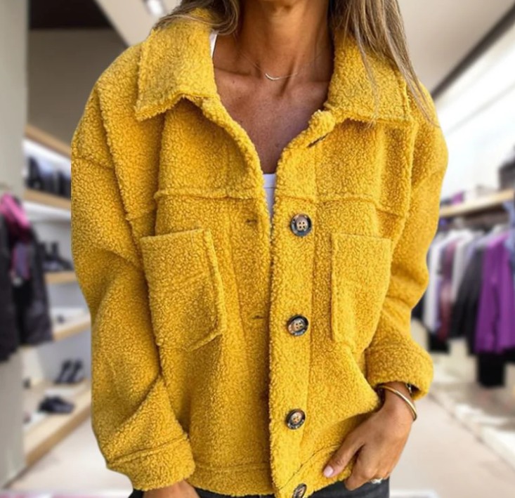 ATINA™ Veste en laine à simple boutonnage