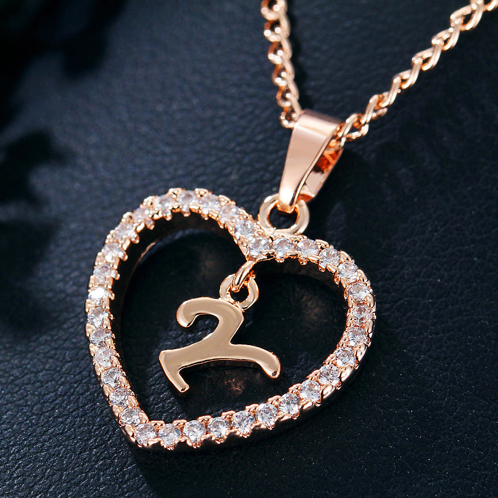 Vanessa™ Collier pendentif en forme de coeur