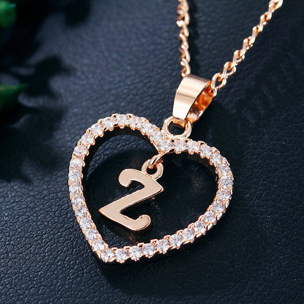 Vanessa™ Collier pendentif en forme de coeur