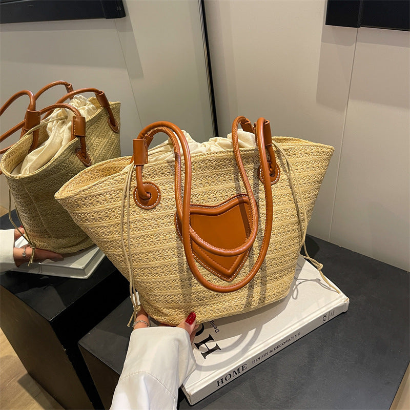 CAMEL™ Sac fourre-tout en paille simple