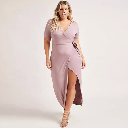REBIKA™ Robe élégante avec fente à bretelles