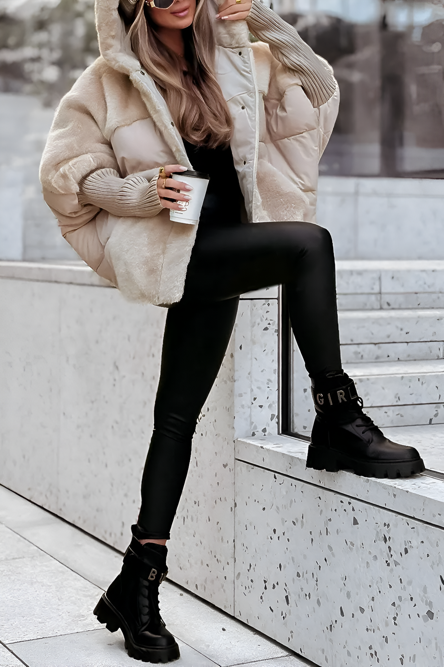PATTI™ Doudoune Tendance Douce Et élégante