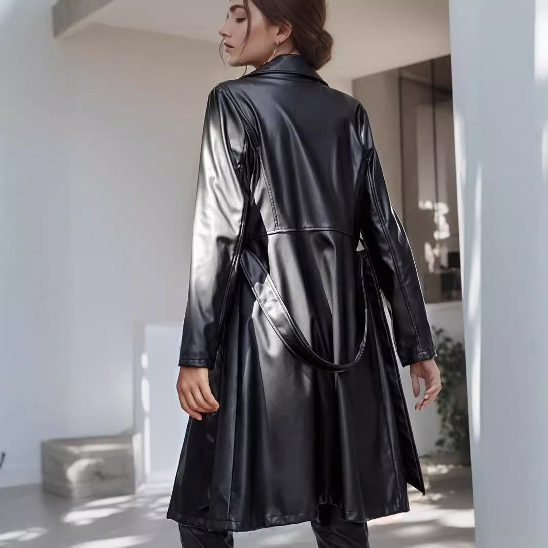 OLIVIA™ Manteau long à col baissé pour femme