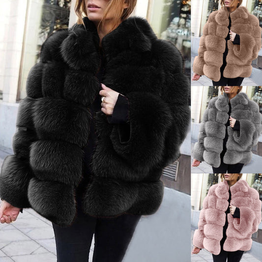 JISSICA™ Manteau en Fausse Fourrure Luxe