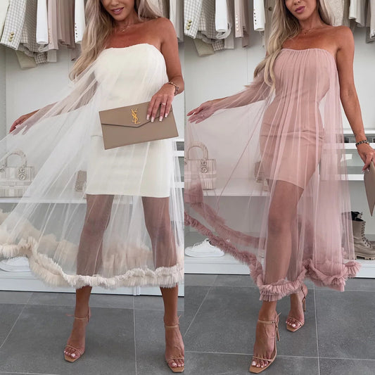 ALEXA™ Robe Élégante en tulle