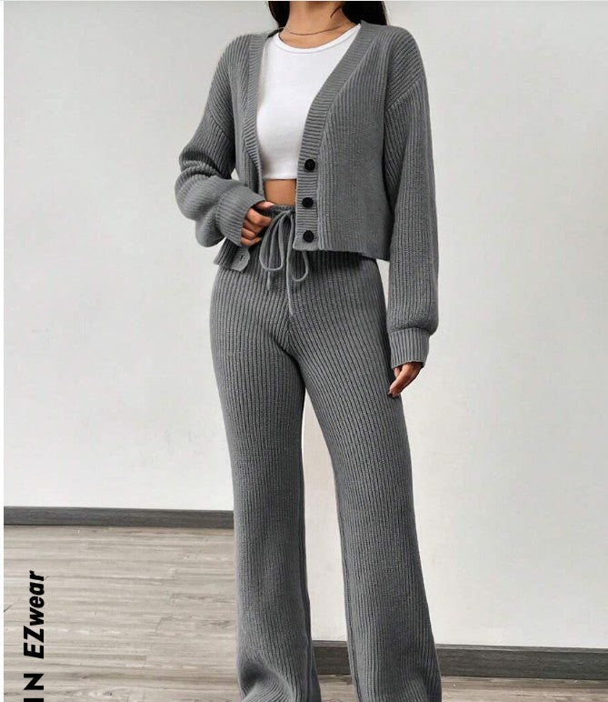 MELTA™ Ensemble Décontracté en Maille