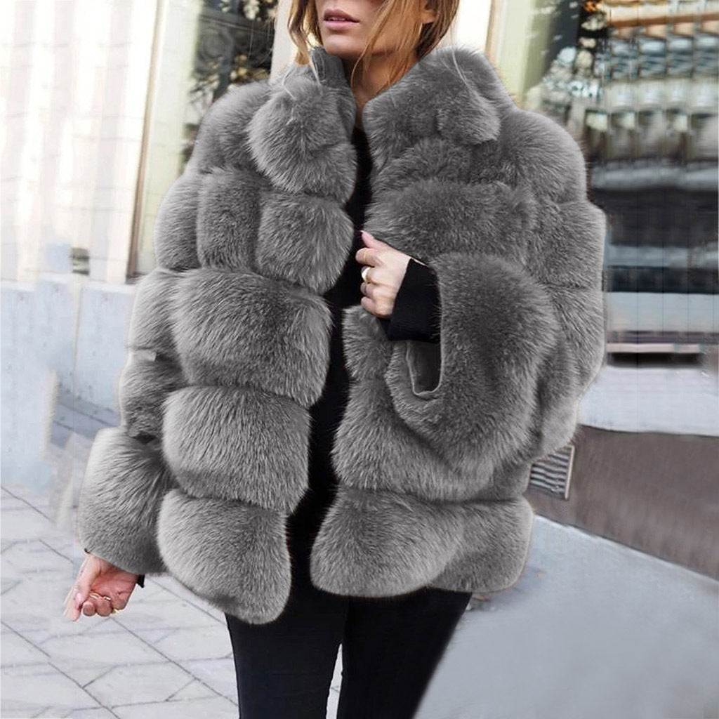 JISSICA™ Manteau en Fausse Fourrure Luxe
