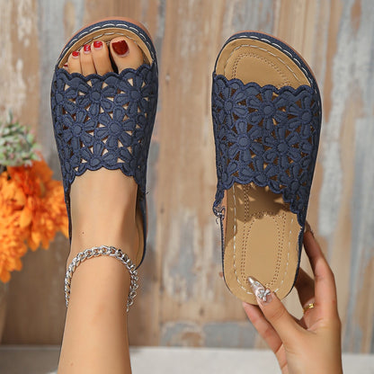 EMILIA™ Sandale Femme Compensé