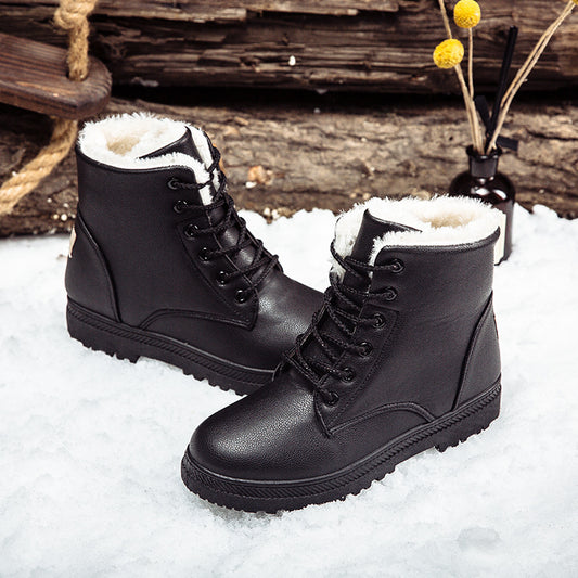 BOTINA™ Bottes Cuir Doublure Fourrure