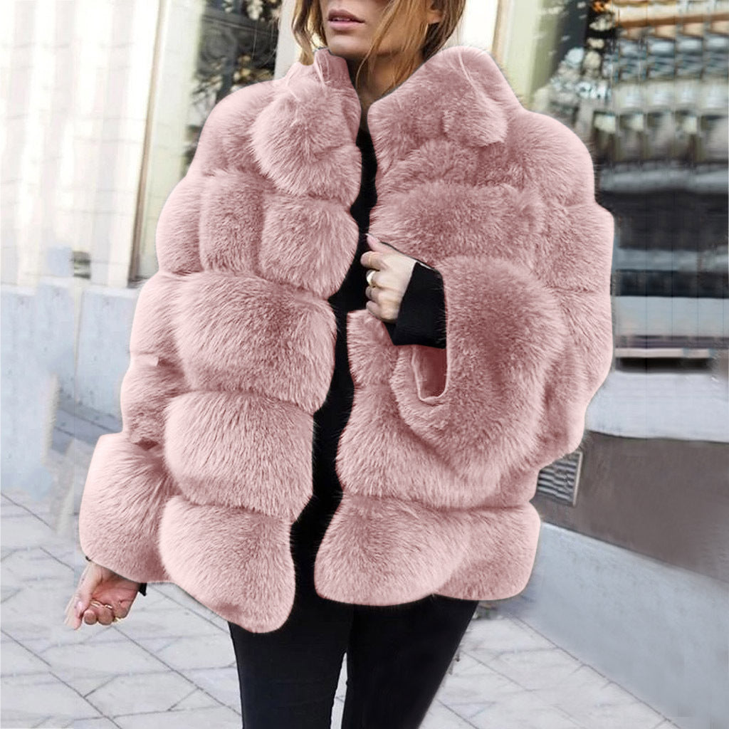 JISSICA™ Manteau en Fausse Fourrure Luxe
