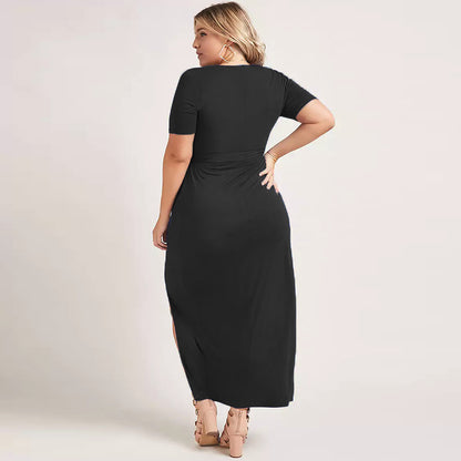 REBIKA™ Robe élégante avec fente à bretelles