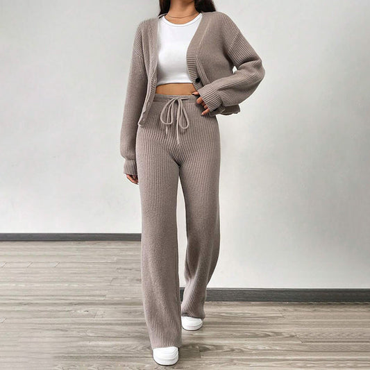 MELTA™ Ensemble Décontracté en Maille