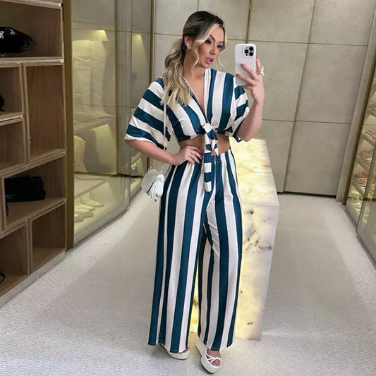 Céline™ Ensemble décontracté à lacets