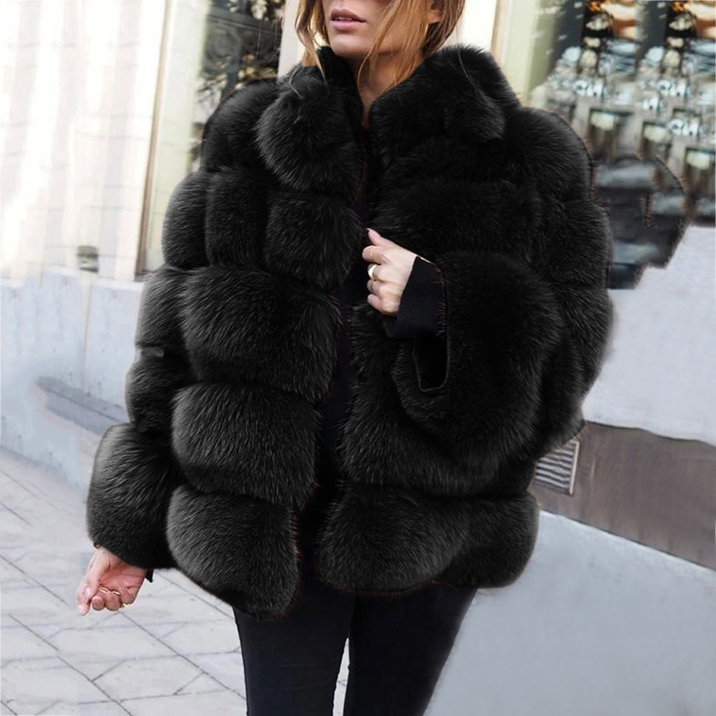 JISSICA™ Manteau en Fausse Fourrure Luxe