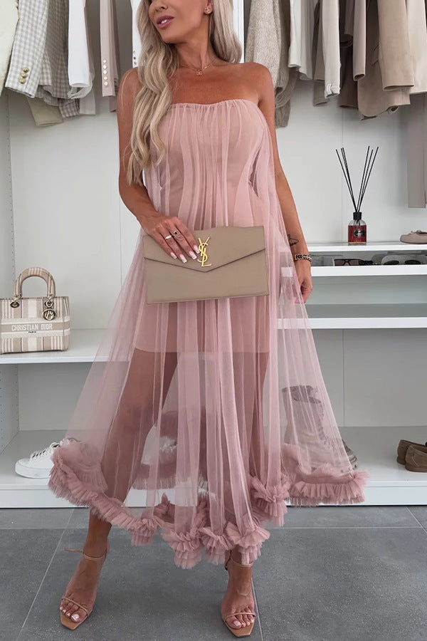 ALEXA™ Robe Élégante en tulle