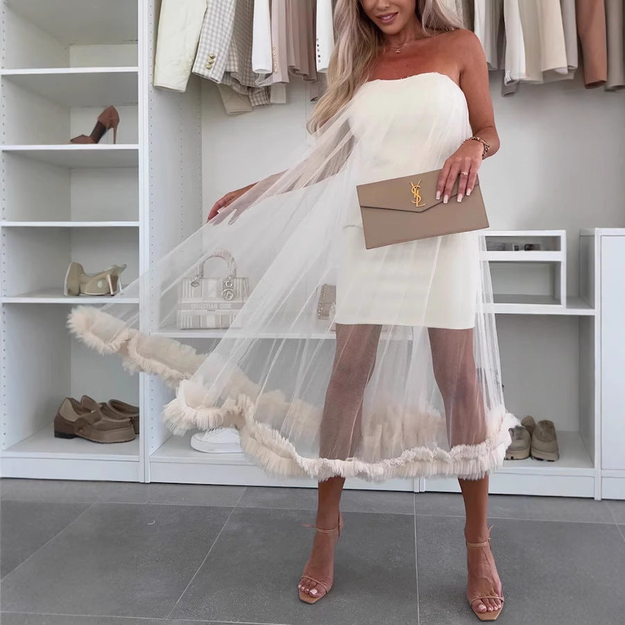 ALEXA™ Robe Élégante en tulle