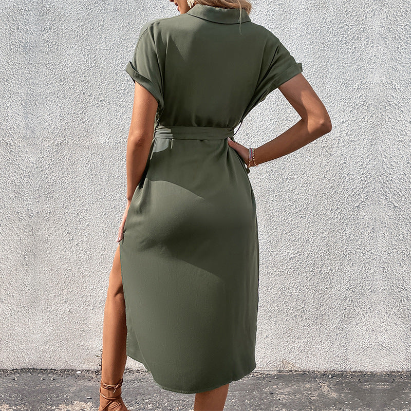 CLARA™ Robe d'été avec bouton