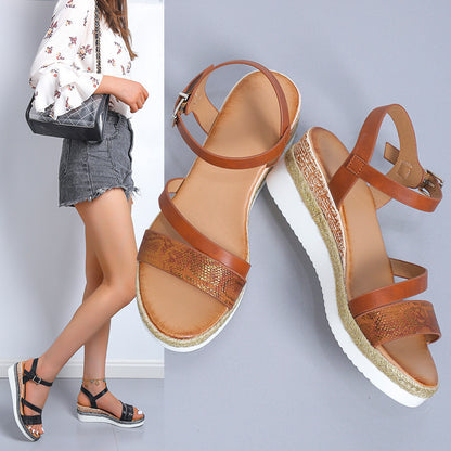 ELINA™ Sandales compensées