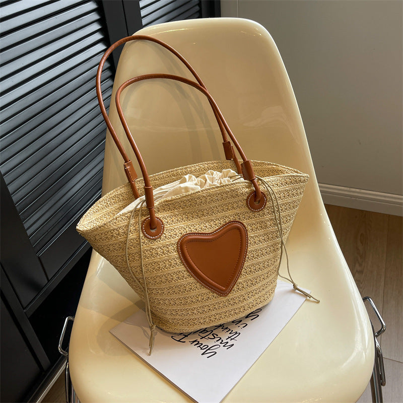 CAMEL™ Sac fourre-tout en paille simple