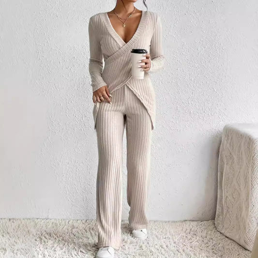 SEGLA™ Ensemble Tricot à Découpe Asymétrique