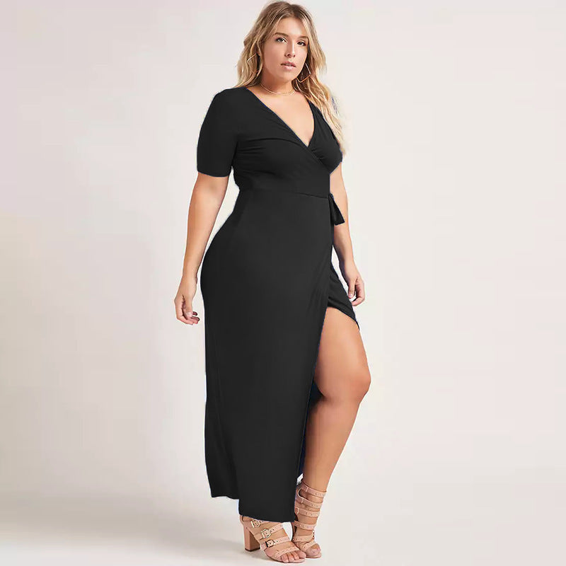 REBIKA™ Robe élégante avec fente à bretelles
