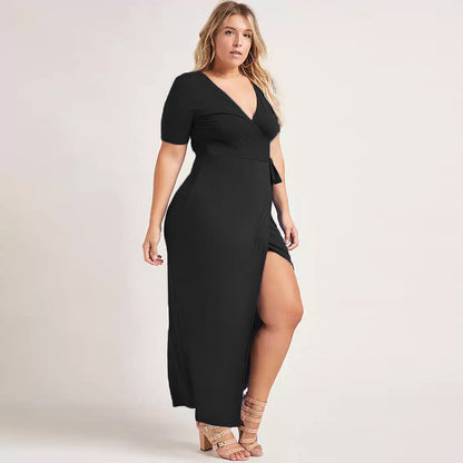 REBIKA™ Robe élégante avec fente à bretelles