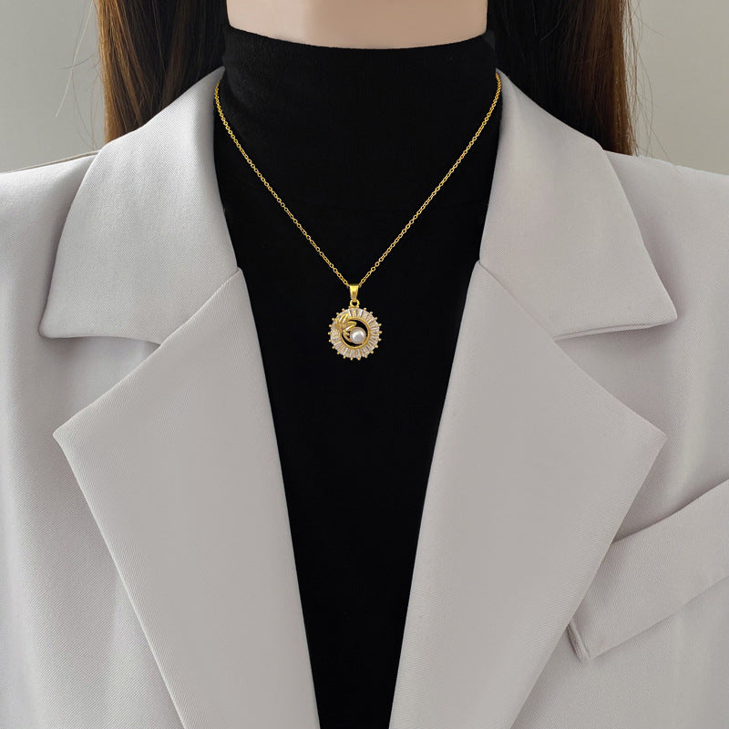 Diamonda™ collier et boucles d'oreilles ornés de diamants