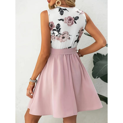 MISSA™ Robe imprimée avec ceinture