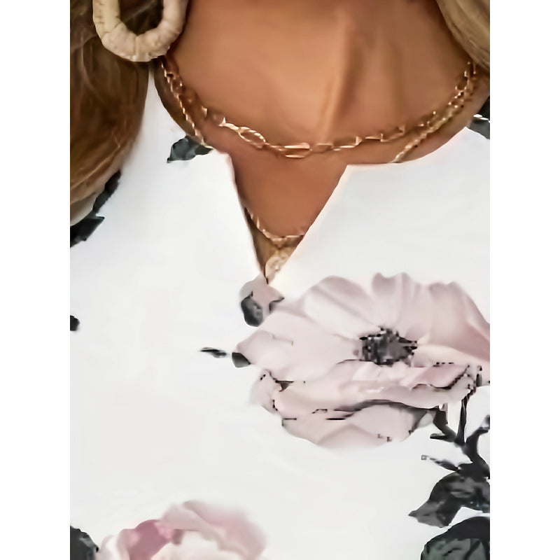 MISSA™ Robe imprimée avec ceinture