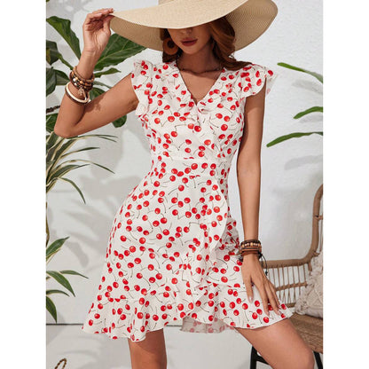 KUVA™ Robe imprimé cerise