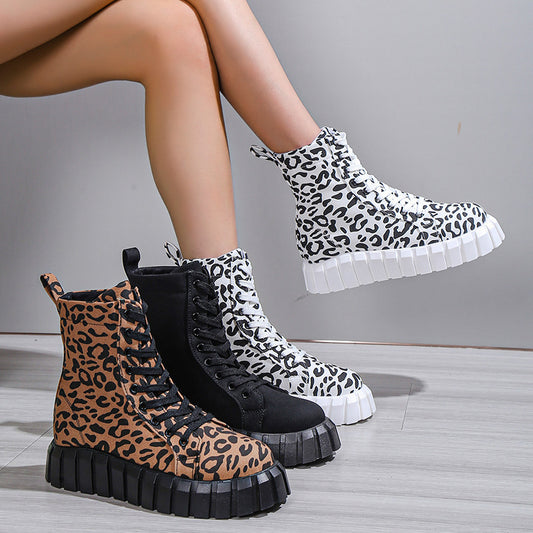 PENNY™ Bottes Léopard élégant