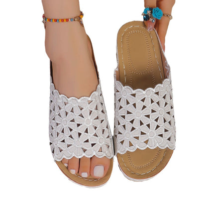 EMILIA™ Sandale Femme Compensé