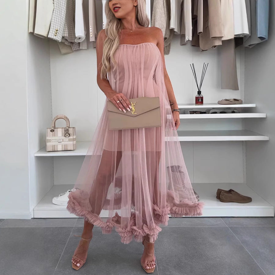 ALEXA™ Robe Élégante en tulle