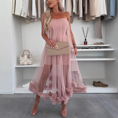 ALEXA™ Robe Élégante en tulle