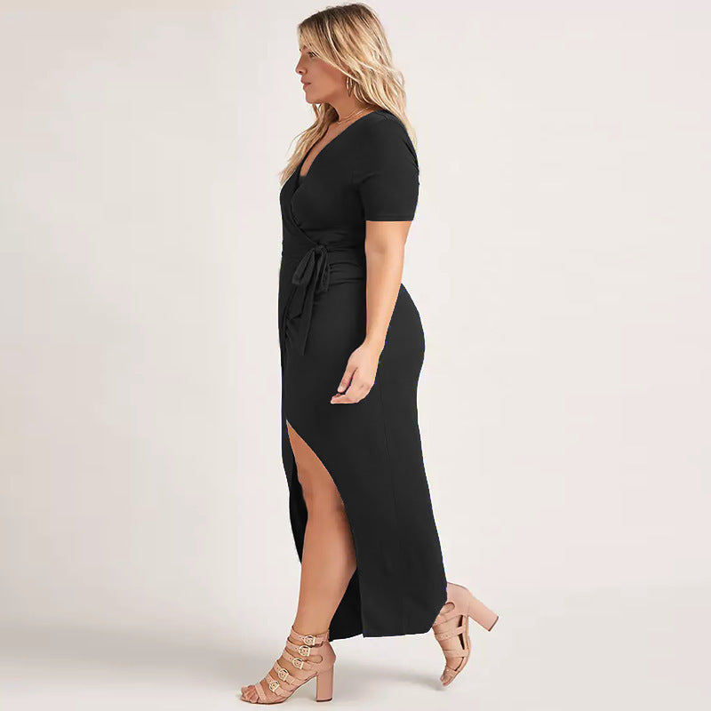 REBIKA™ Robe élégante avec fente à bretelles