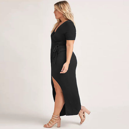REBIKA™ Robe élégante avec fente à bretelles