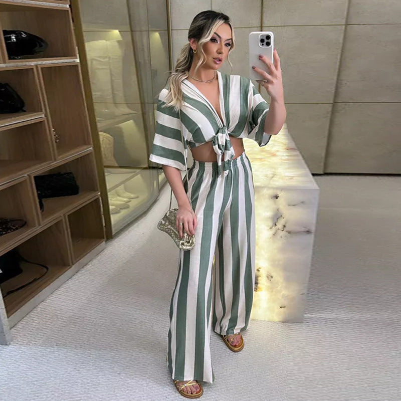 Céline™ Ensemble décontracté à lacets