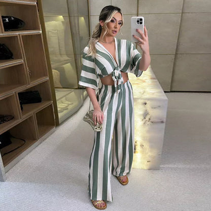Céline™ Ensemble décontracté à lacets