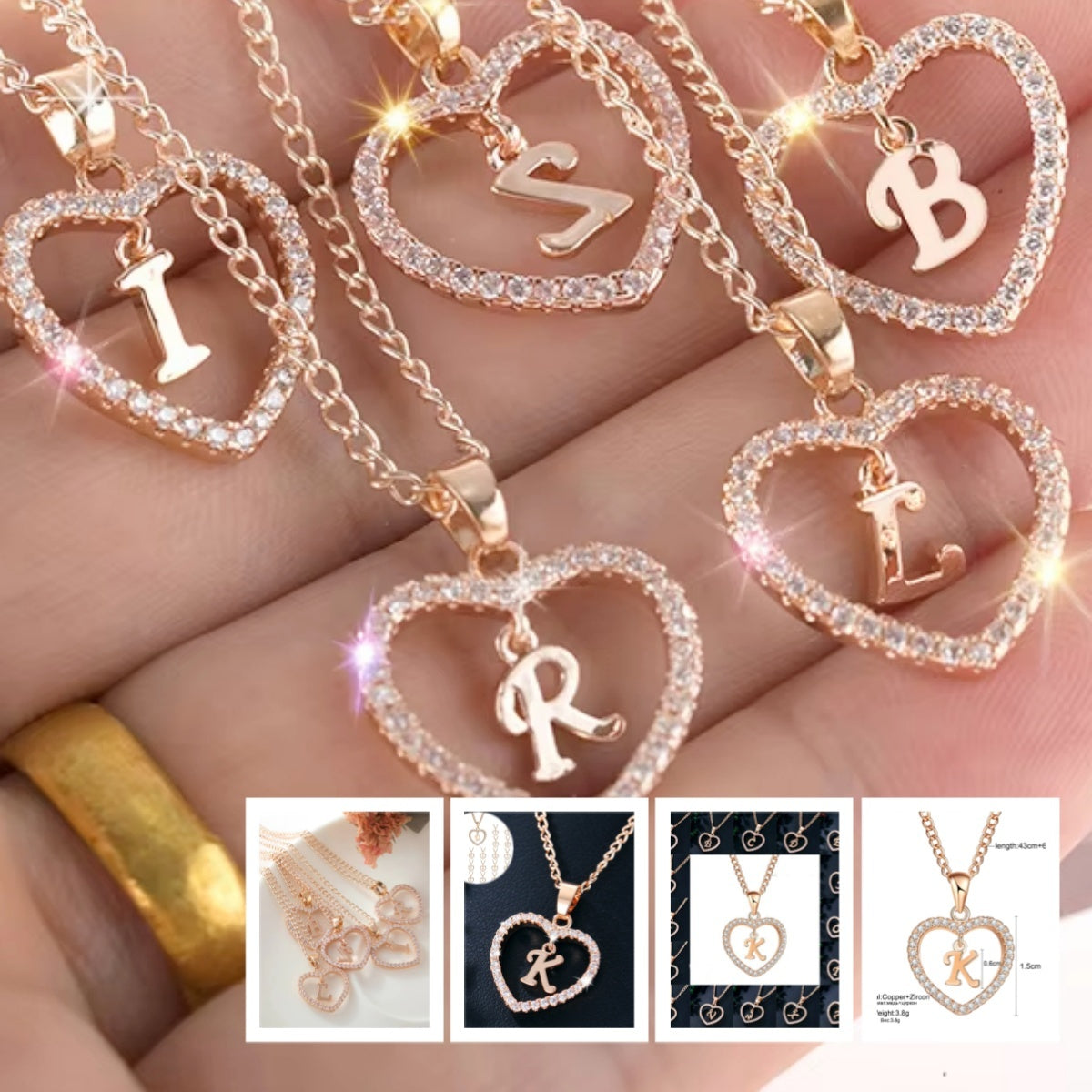 Vanessa™ Collier pendentif en forme de coeur