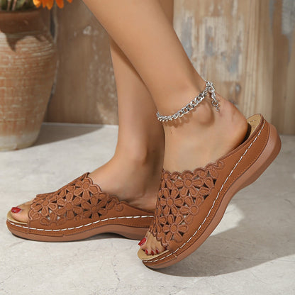 EMILIA™ Sandale Femme Compensé